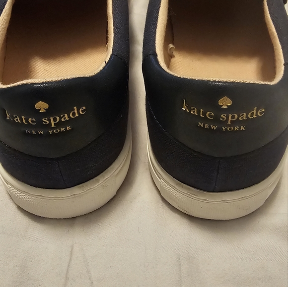 Kate Spade Blue Loafers Sleek Slip-Ons - Picture 2 of 3